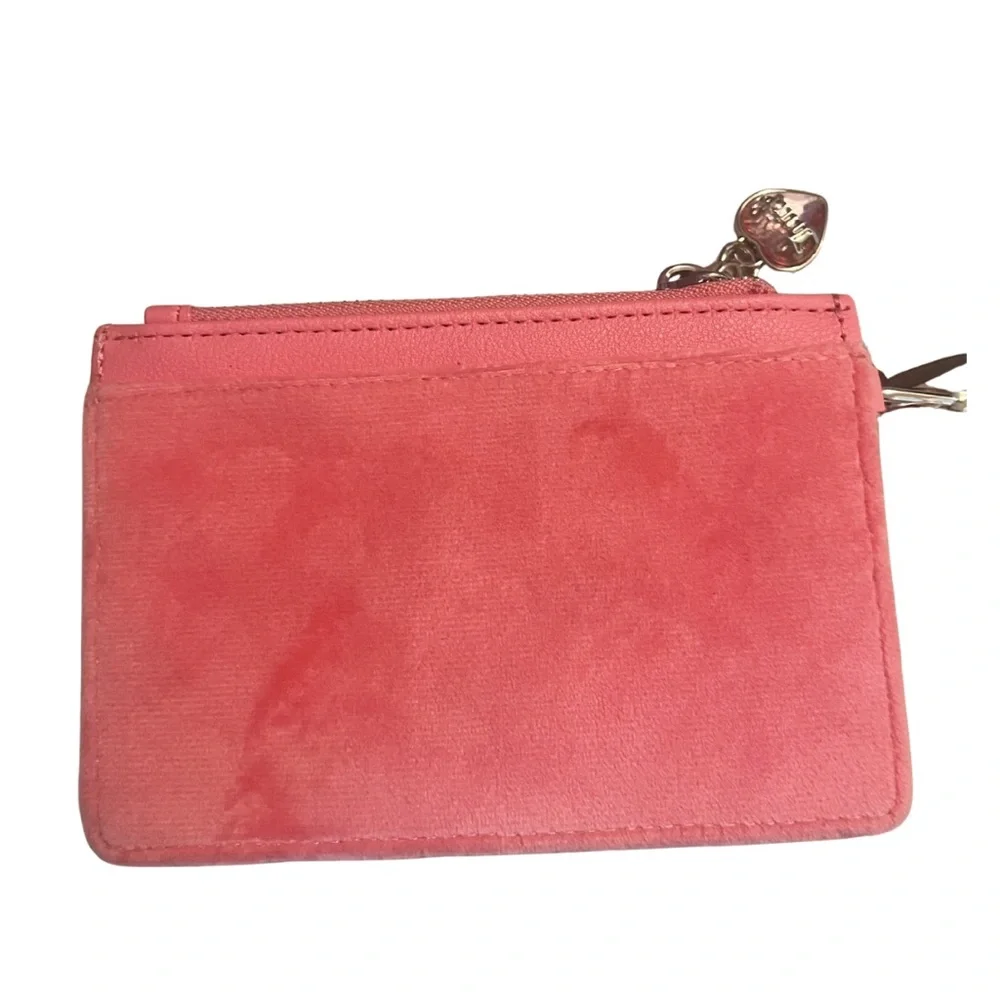 Juicy Couture Pink Lemonade Velour All That Glitters Wristlet Y2K McBling NWT